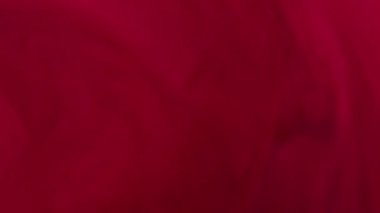 Sis karışımı. Sis fırtınası. Odaklanamayan kırmızı parıltılı duman bulutu soyut sanat arka planında yüzen sıvı damlacıklar..