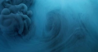 Sanat dumanı. Pigment karışımı. Siyah gri boya karıştırıcı bulut. Esrarengiz koyu dalga boya patlama sıvısı soyut arka plan bulanık dokusu.