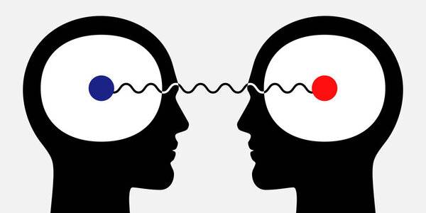 People sharing ideas and thoughts. Human communications concept vector illustration.