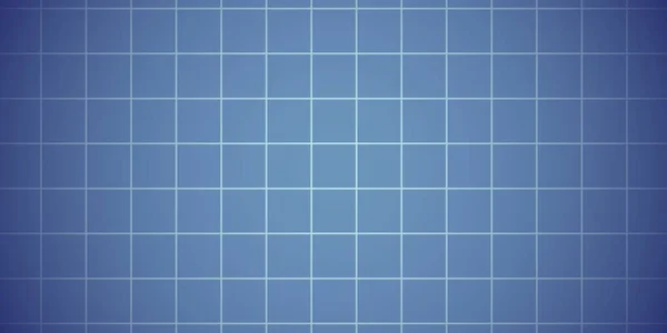Blaue Gekachelte Wand Mit Horizontalem Hintergrund Und Vignetten Rundgradienten Schatten — Stockvektor