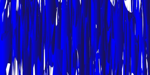 Résumé Lignes Fluides Bleues Fond Vectoriel Horizontal — Image vectorielle