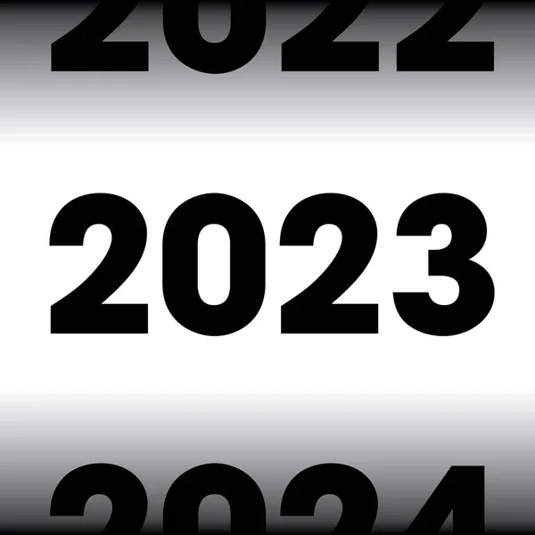 Transition 2022 2023 — Stock Vector