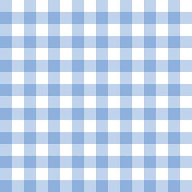 Bu basit bir mavi-beyaz gingham deseni. Kumaş, duvar kâğıdı ve ambalaj kağıdı gibi çeşitli amaçlar için kullanılabilen klasik ve çok yönlü bir desen..