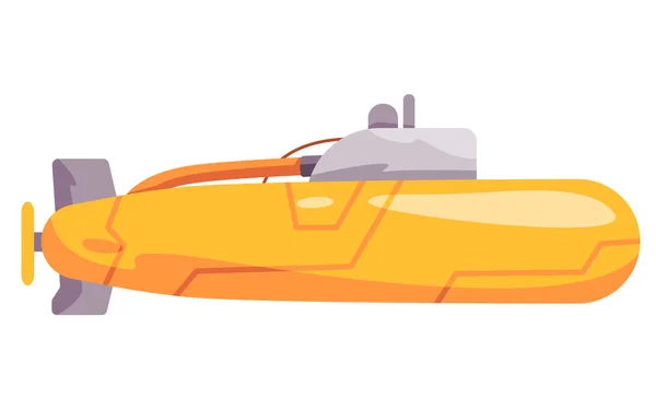 Підводний Човен Під Водною Машиною Парові Панк Механічні Машини Деталізовані — стоковий вектор