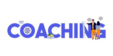 İş stratejisi brifinginde koçluk mesleki iş öğretme vektörünü yönlendirme