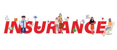 Sağlık sigortası ve aile güvencesi için sigorta kavramı
