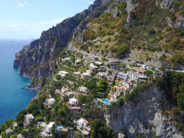 Positano, Amalfi Sahili, Campania, Güney İtalya.