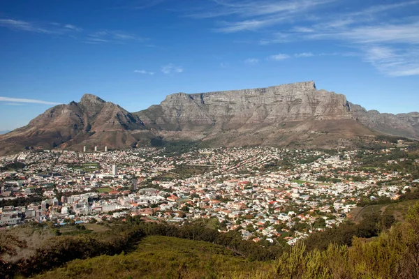 Cape Town Cbd Urban City Area Viewd Signal Hill Western — Stock Photo, Image