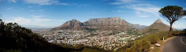 Kapstadt Cbd Und Das Stadtgebiet Blick Vom Signal Hill Westkap — Stockfoto