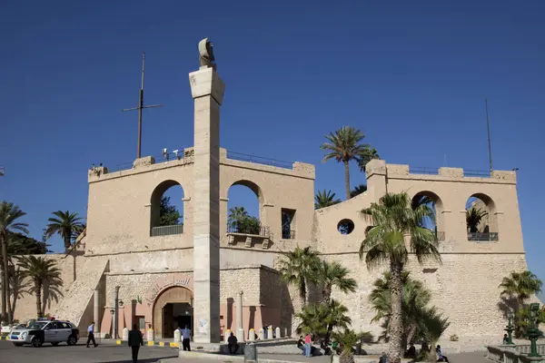 2009年11月4日 利比亚的黎波里 红色城堡博物馆 Red Castle Museum 也被称为Assaraya Alhamra Museum或的黎波里考古博物馆 Archaeological — 图库照片