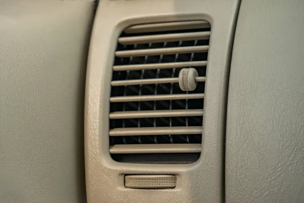 Car air conditioner in the car black color, car interior