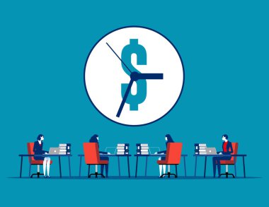 Takım çalışması ve mali yönetim. İş zamanı para vektörü kavramıdır