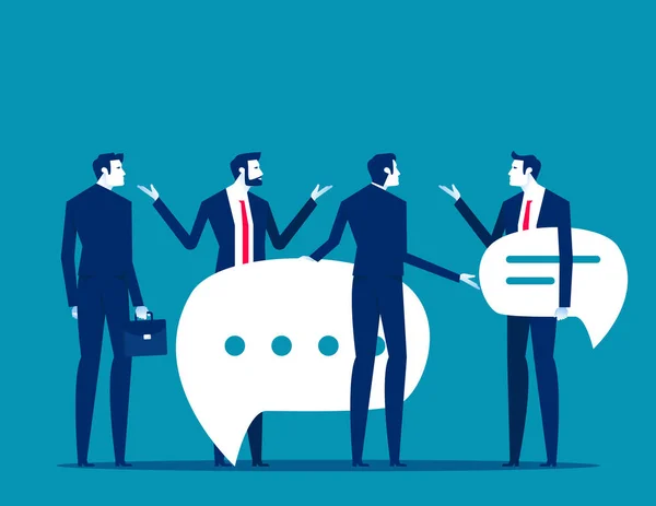 Business meeting. Business teamwork vector illustration concept