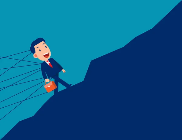 Obstacles Success Business Endeavor Vector Illustration — 图库矢量图片