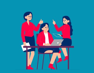 İyi takım. İş vektörü illüstrasyon kavramları