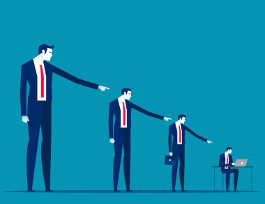 Emrinde ve denetiminde çalış. İşletme müdürü astlarını azarlıyor