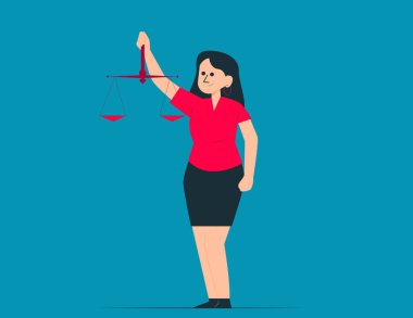 Evrensel insan hakları beyanı. Konsept vektör çizimi