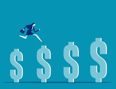 Büyüme işaretleri üzerinde yürüyen bir ahır. Büyüyen yatırımcılar