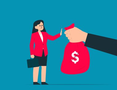 Yolsuzluğu durduran kişi. Rüşvet para kavramını reddediyor.