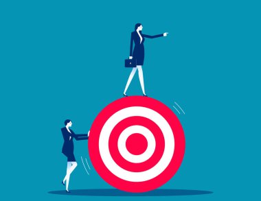 Başarıya ulaşmak için hırs. Goa 'ya ulaşmak için hedefi itin.