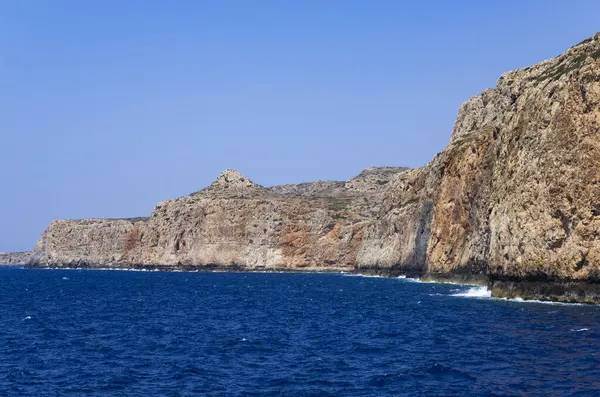 Sheer cliffs on the seashore, landscape
