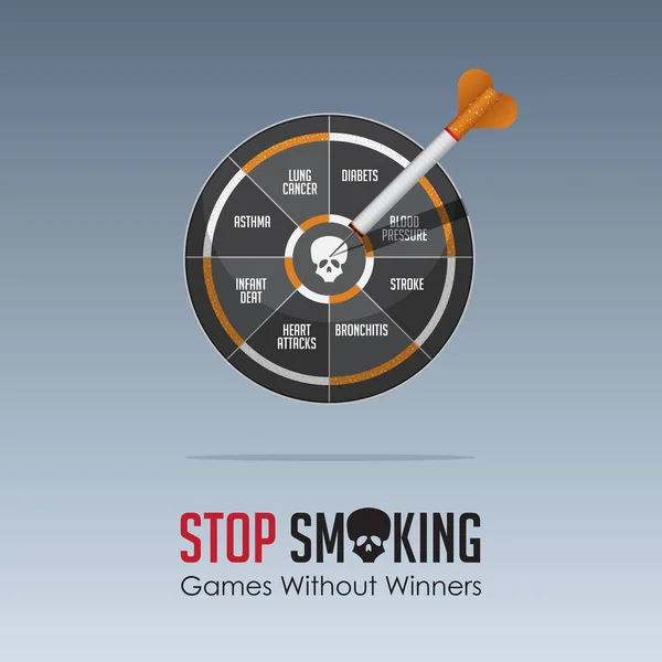 May 31St World Tobacco Day Banner Smoking Day Awareness Poster — Stok Vektör