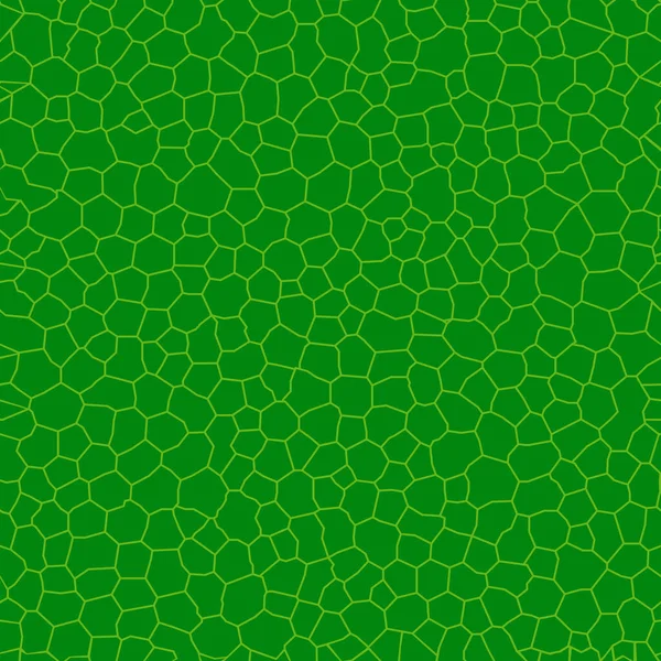 Green Cells Seamless Pattern Leaf Structure Fresh Greenary Template Background — Stock Vector