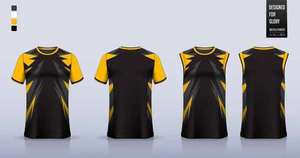 Tričko Vzor Sportovní Košile Pro Fotbalový Dres Fotbalová Výbava Tank — Stockový vektor