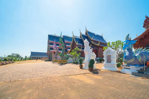 Wat Ban Den Pagoda Een Boeddhistische Tempel Thaise Architectuur Tempel — Stockfoto