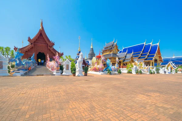Pagode Wat Ban Den Temple Bouddhiste Temple Architecture Thaïlandaise Sanctuaires — Photo