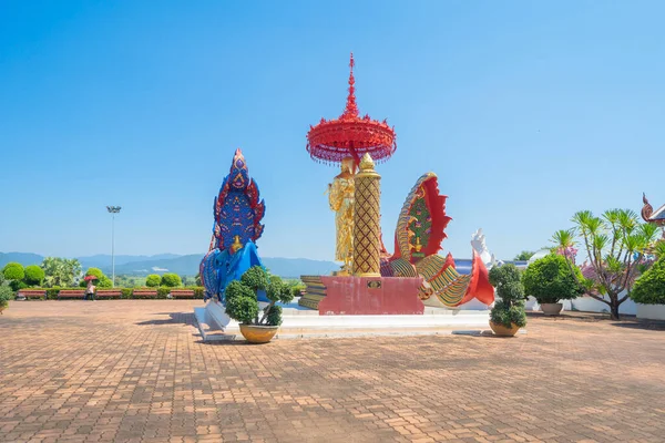 Wat Ban Den Pagoda Een Boeddhistische Tempel Thaise Architectuur Tempel — Stockfoto