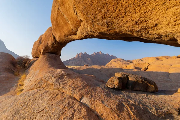 Red Desert Safari Met Zandduin Namibië Zuid Afrika Natuurlijke Landschap — Stockfoto