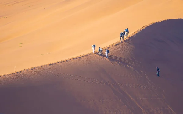 Сафари Пустыне Намиб Песчаной Дюной Намибии Южная Африка Природный Пейзаж — стоковое фото