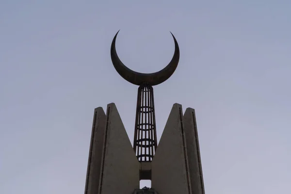 Faisal Mosque Largest Mosque Islamabad Pakistan Muslim Islamic White Architecture — Stock Photo, Image