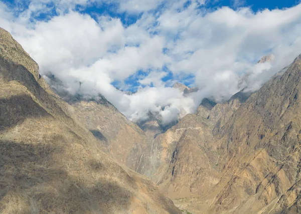 Vista Aerea Delle Colline Alta Montagna Karakoram Sfondo Paesaggio Naturale — Foto Stock