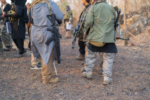 Iszlám Csapat Hadsereg Tengerészgyalogság Katona Katonai Háború Fegyver Részt Vesz — Stock Fotó