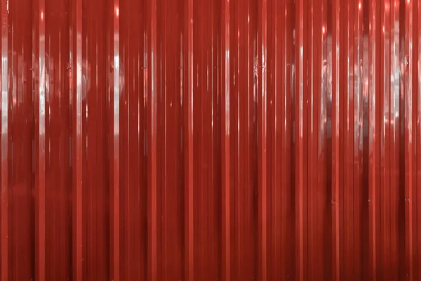 Полосы Нержавеющей Стали Гофрированное Железо Цинковая Стена Текстура Рисунка Крупный — стоковое фото