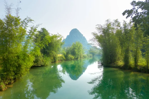 Cao Bang River Meer Berg Heuvels Vallei Azië Vietnam China — Stockfoto