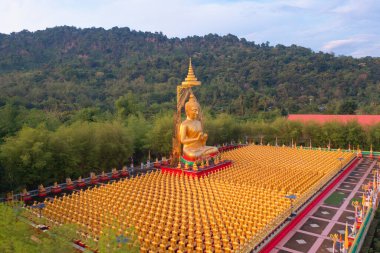 Phuttha Utthayan Makha Bucha Anusorn, Budizm Anıt Parkı, Nakhon Nayok, Tayland pagoda, Tayland 'ın başkenti Bangkok yakınlarındaki bir Budist tapınağıdır. Turistik bölge simgesi.