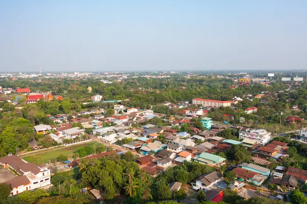 지붕의 위에서 Isan 도시의 부동산 부동산 부동산 — 스톡 사진