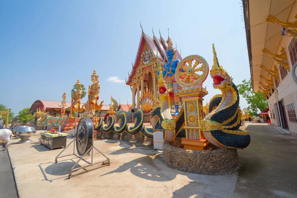 Isan Pagoda Буддистський Храм Поблизу Бангкока Міського Міста Таїланду Тайська — стокове фото