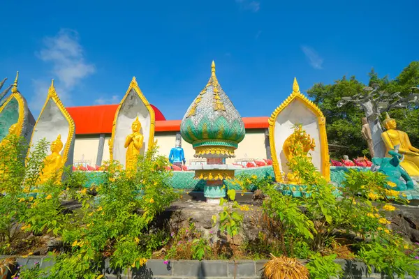 Clay Pots Templom Isan Pagoda Egy Buddhista Templom Közel Roi — Stock Fotó