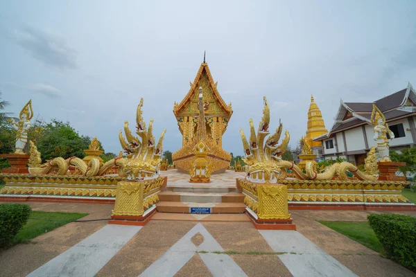Ват Нонг Лінг Маха Сарахам Храм Ісан Пагода Буддійським Храмом — стокове фото