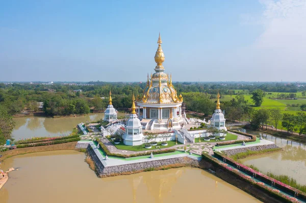 Ват Тун Сетхі Кхон Каен Храм Ісан Пагода Буддійським Храмом — стокове фото