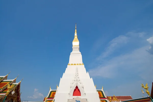 Ват Пхрат Фаном Накхонфаном Храмом Исан Пагода Является Буддийским Храмом — стоковое фото