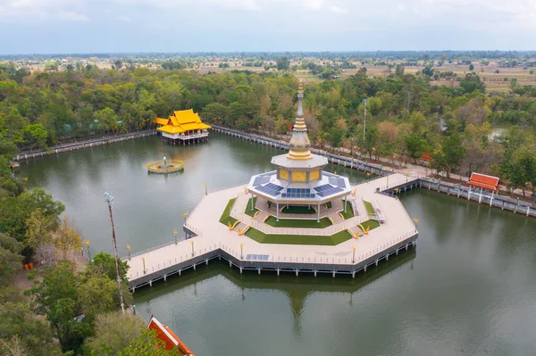 Wat Prachakom Wanaram Wat Phakoong Pagode Templo Templo Budista Roi — Fotografia de Stock