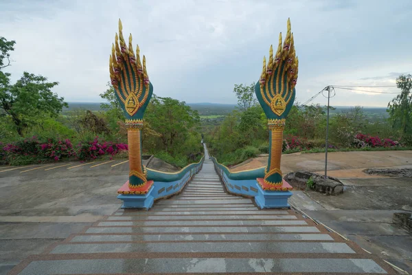 Wat Phra Bat Phu Pan Kham Tempio Pagoda Tempio Buddista — Foto Stock