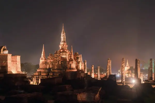 Sukhothai Historical Park Festival Buddha Pagoda Stupa Temple Sukhothai Thailand — Stock Photo, Image
