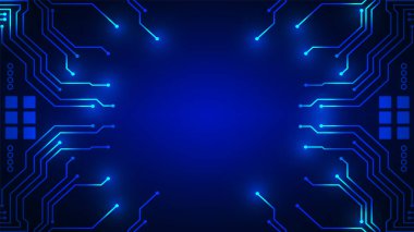 yüksek teknolojili dijital veri bağlantı sistemi ve bilgisayar elektronik tasarımı olan teknoloji arkaplanı