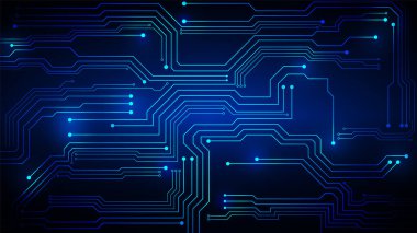 yüksek teknolojili dijital veri bağlantı sistemi ve bilgisayar elektronik tasarımı olan teknoloji arkaplanı